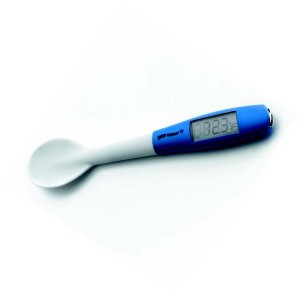 Cuillère en silicone avec thermomètre sonde