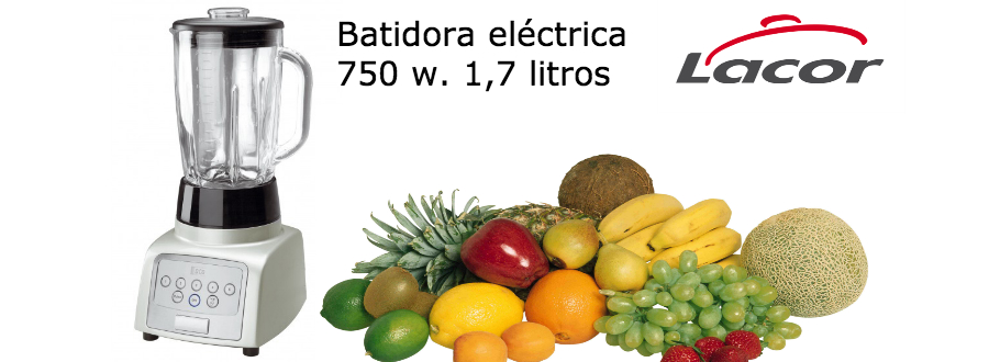 batidora eléctrica 750 w. 1,7 litros Lacor menaje