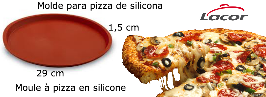 molde para pizza de silicona