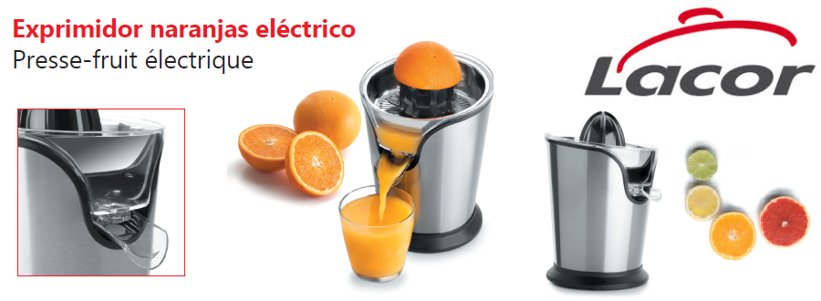 Exprimidor naranja eléctrico